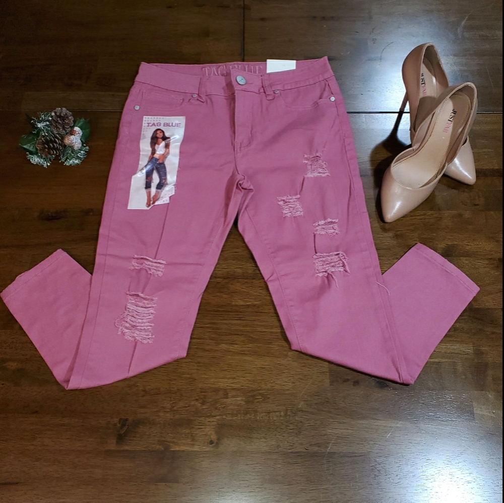 NEW Distressed Skinny Jeans size 9/10